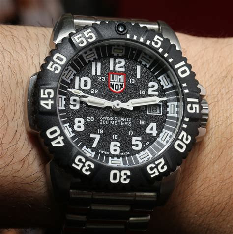Luminox navy seal men's chronograph sports watch 3581.bo. Luminox Steel Colormark 3150 Watch Hands-On | aBlogtoWatch