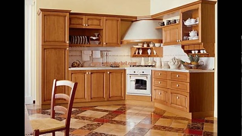 28+ Koleksi Cemerlang Kitchen Set Kayu