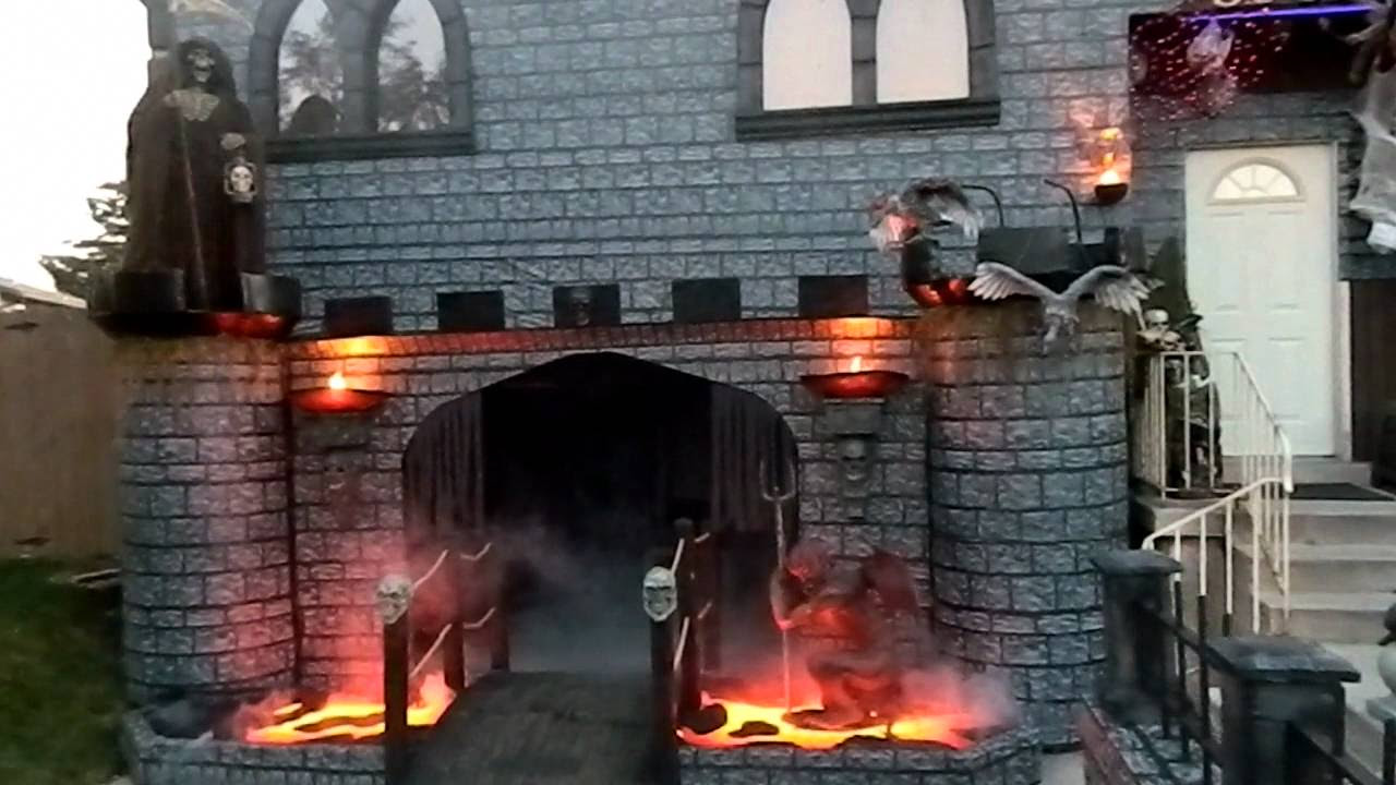 Halloween Decorated House