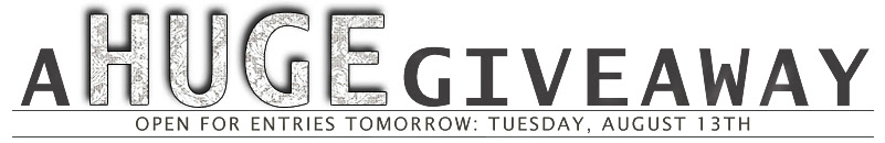 HUGE GIVEAWAY TITLE GRAPHIC