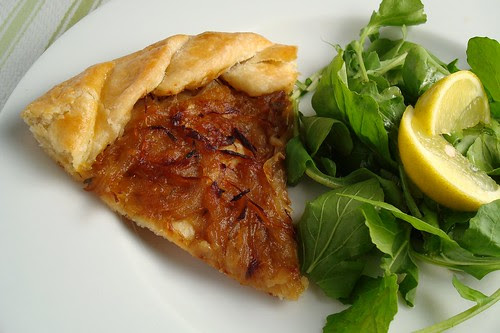 Free-Form Onion Tart