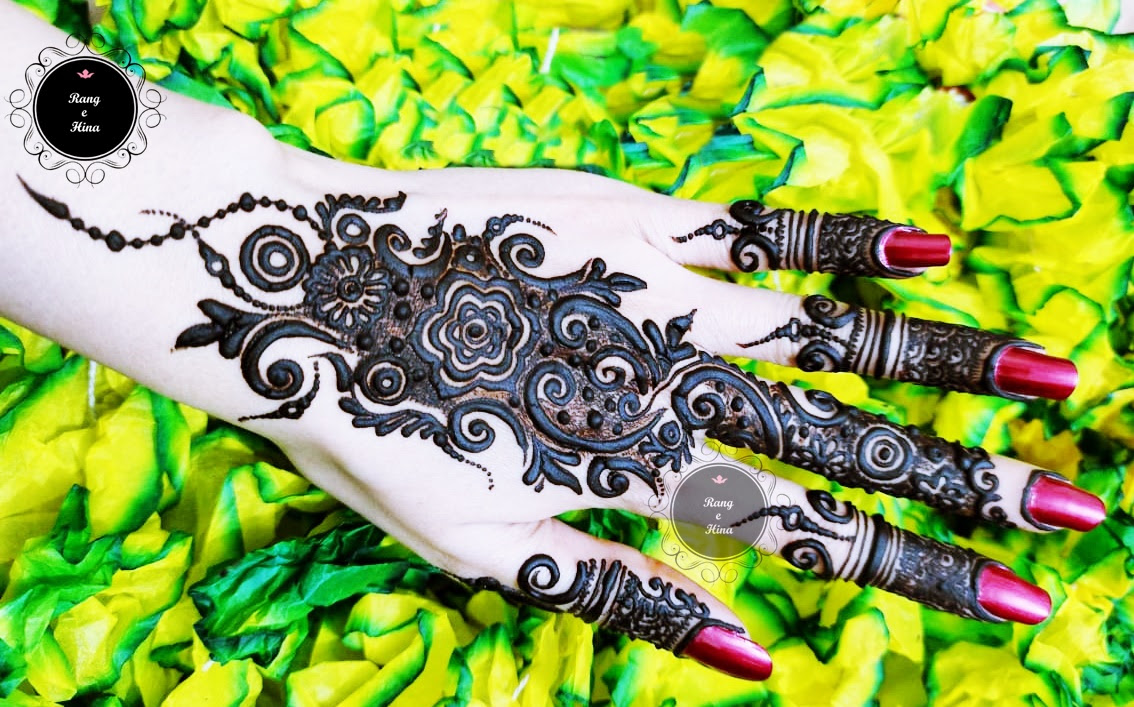 Arabic Mehndi Design For Eid 21 Rang E Hina Designs