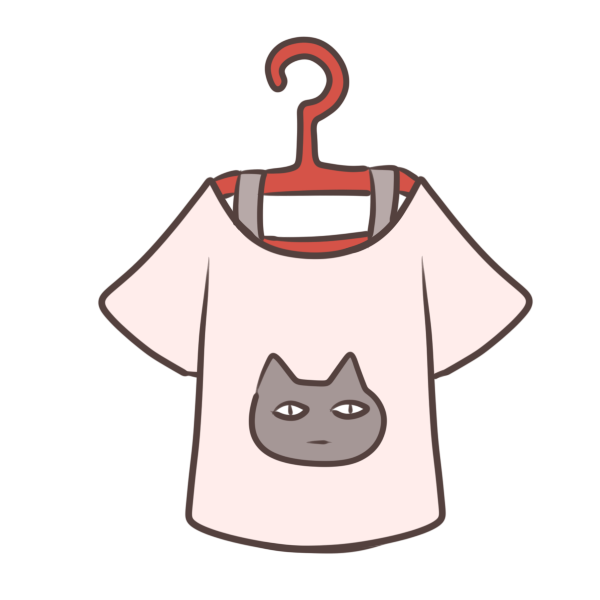ハンガーとtシャツのイラスト かわいいフリー素材が無料のイラストレイン