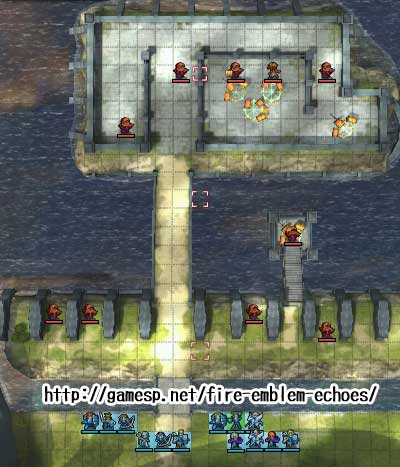 水門 マップと戦闘データ ファイアーエムブレム エコーズ 攻略