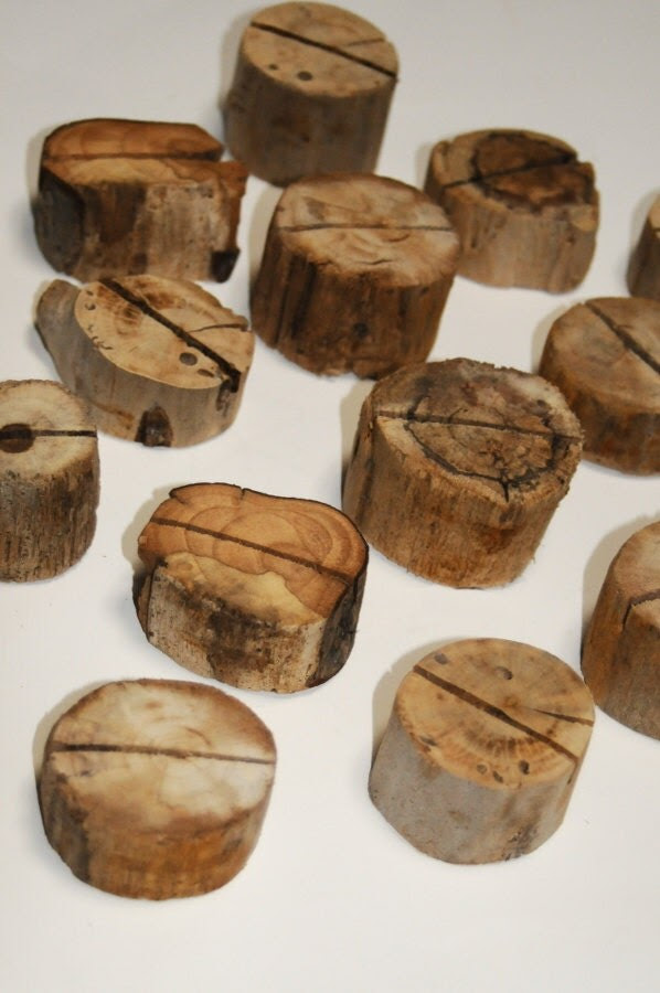 Place Card Holders, Drift Wood Winter Wedding, Country Wedding Table Decor, Rustic Wedding Guest Card Holders, Set of 100