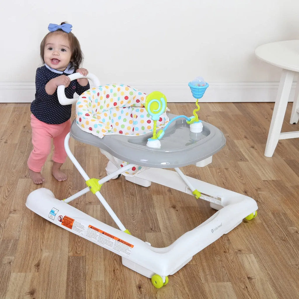 Baby Trend 3 0 Activity Walker Yellow Sprinkles Wk14c34b