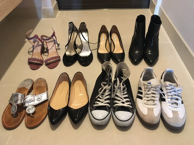 ミニマリスト女の靴の数を公開 一年を通してこれだけでやってます 持ち物の数 スッキリマニア