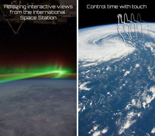 تطبيق Earthlapse لاستكشاف الأرض من الفضاء