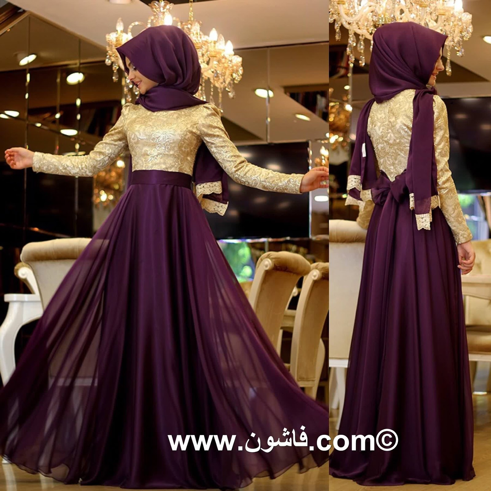 فساتين سواريه طويلة وقصيرة 2017