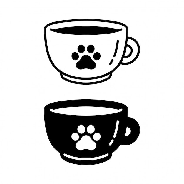 Download Free 135 Coffee And Dogs Svg SVG PNG EPS DXF File for Cricut, Silhouette and Other Machine