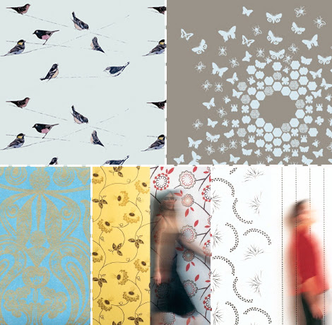 We've really seen a return in wallpaper-chic as of the last few yearshere 