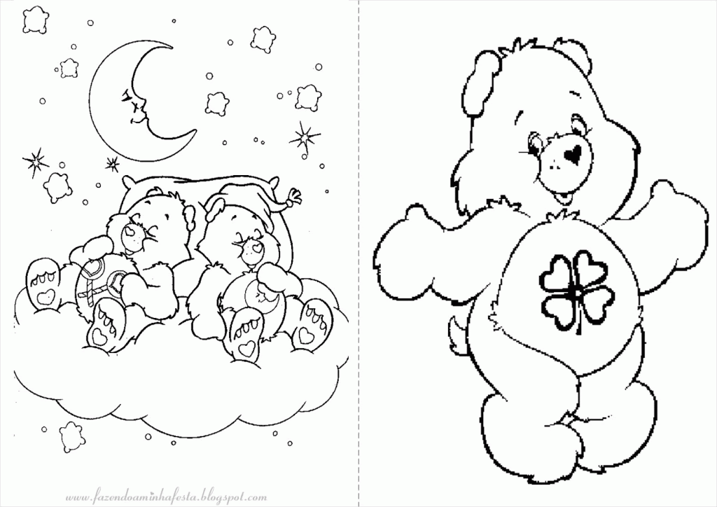 care bear coloring pages - Clip Art Library