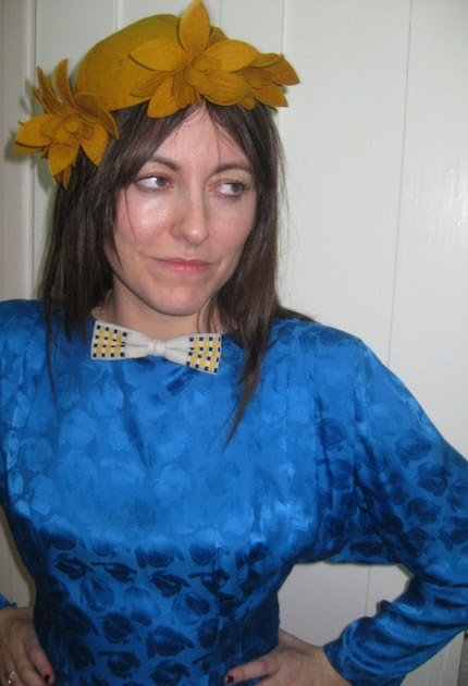 liquid blue tulip jacqard dress size 8 pettite Liz Claiborne 1980 new wave  
