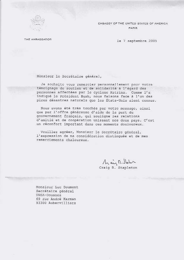 Lettre de motivation douane gratuite - Modele de lettre type