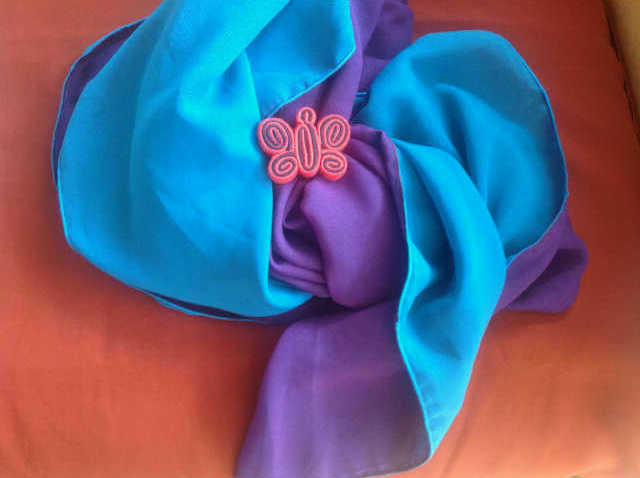 Khimar (Kerudung) 2 Warna Hijab Alila  Hijab Alila Bogor 