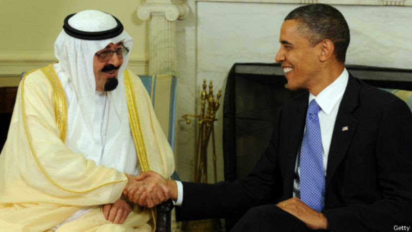 Rey Abdalá  y Obama