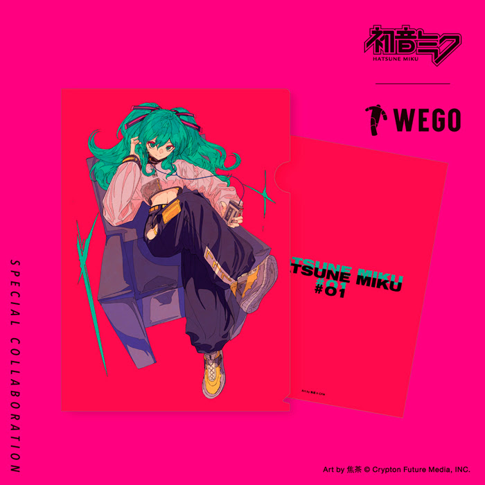 グッズ 初音ミク Wego のコラボアイテムが3 9 月 に発売決定 初音ミク公式ブログ