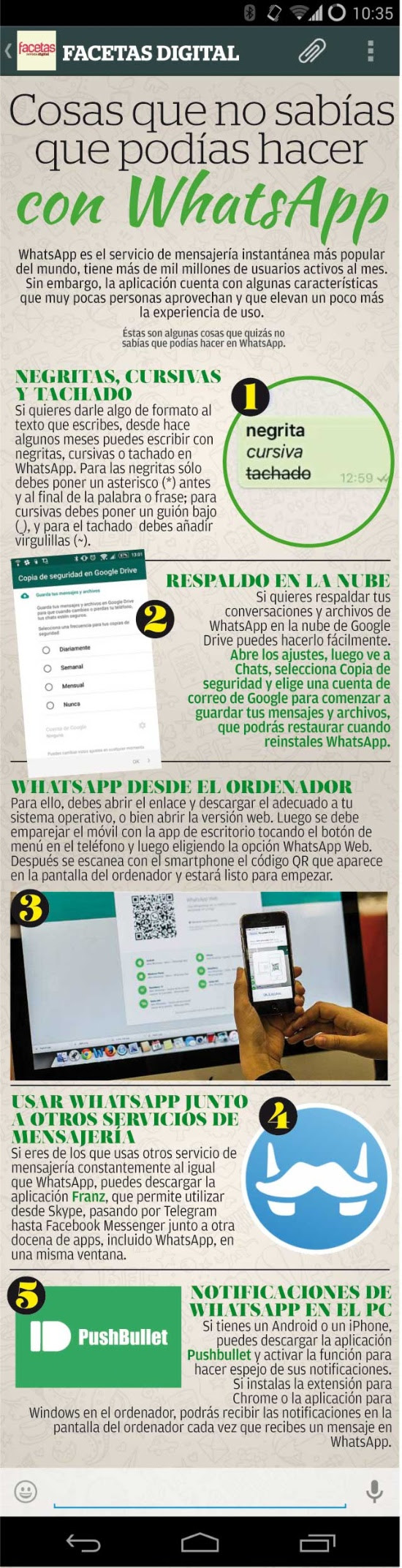 Cosas que no sabías que se pueden hacer con WhatsApp