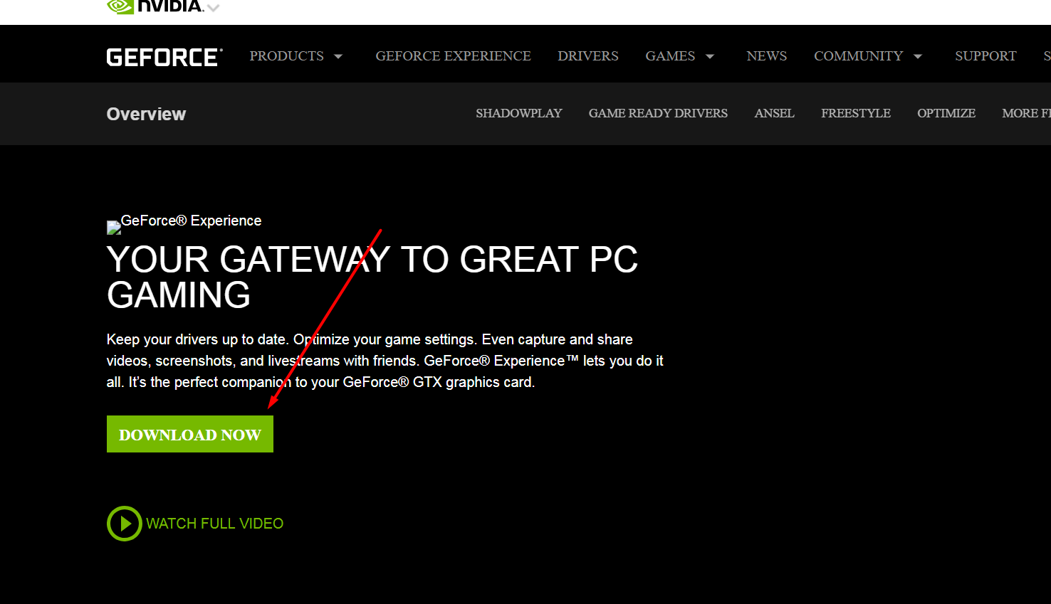 طريقة تحديث تعريف كرت شاشة nvidia عن طريقة برنامج geforce ...