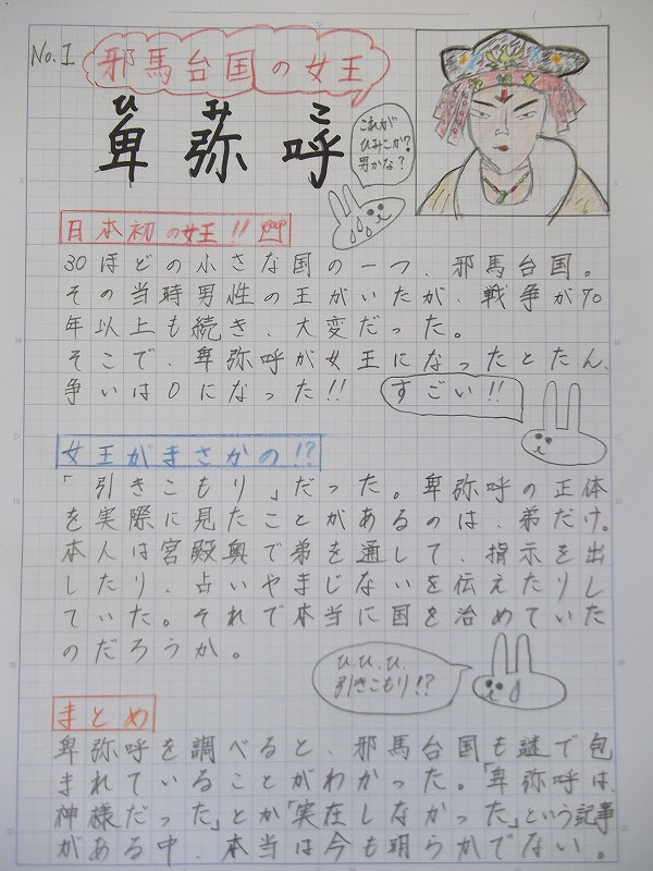 ６年生のページ