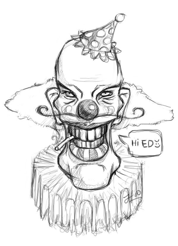 killer clown kleurplaat - 28 afbeeldingen