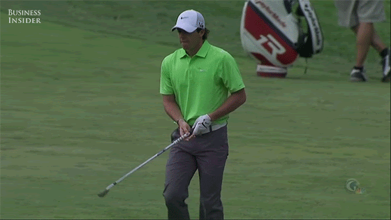 Rory Punishes Wedge for Poor Shot at Merion