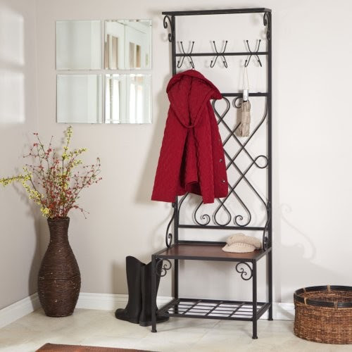 Coral Coast Loring Entryway Storage Rack Hall Tree - traditional ...