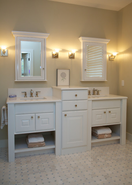 Cape Cod Bathroom Ideas : Custom built Cape Cod bathroom with blue accent tiles and ... : These cape cod homes showcase several of the key elements that distinguish this modest style.