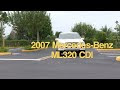 Video 2007 Mercedes-Benz ML320 CDI Alabaster White