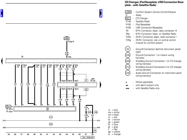 2006 audi A4 quattro bose symphonic wire diagram factory harness cut thanks