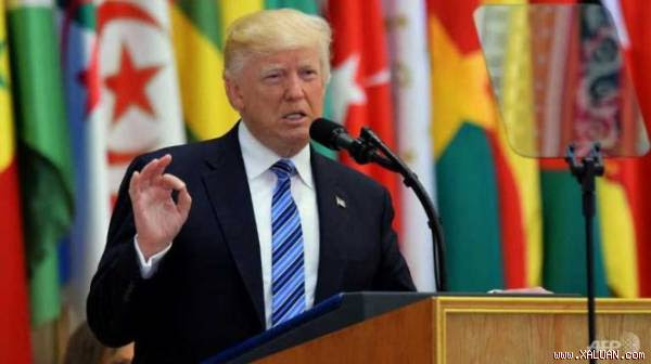 Tổng thống Donald Trump phát biểu tại Riyadh
