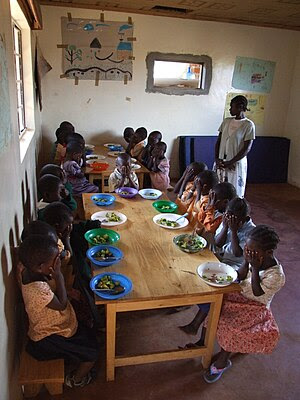 Orphan children in the Nyota daycare center in...