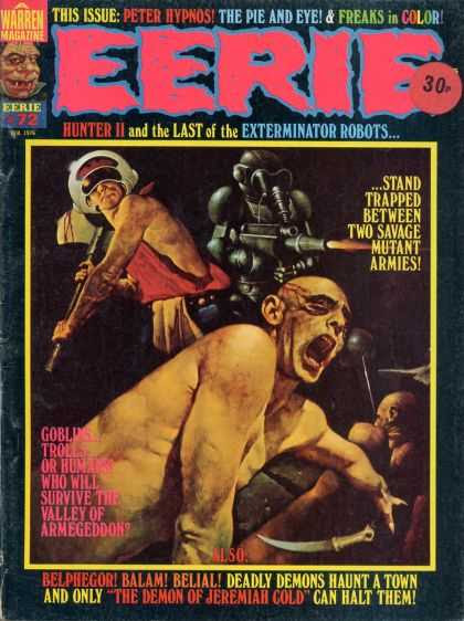 Eerie 72 - War - Strong - Robbot - Man - Knife