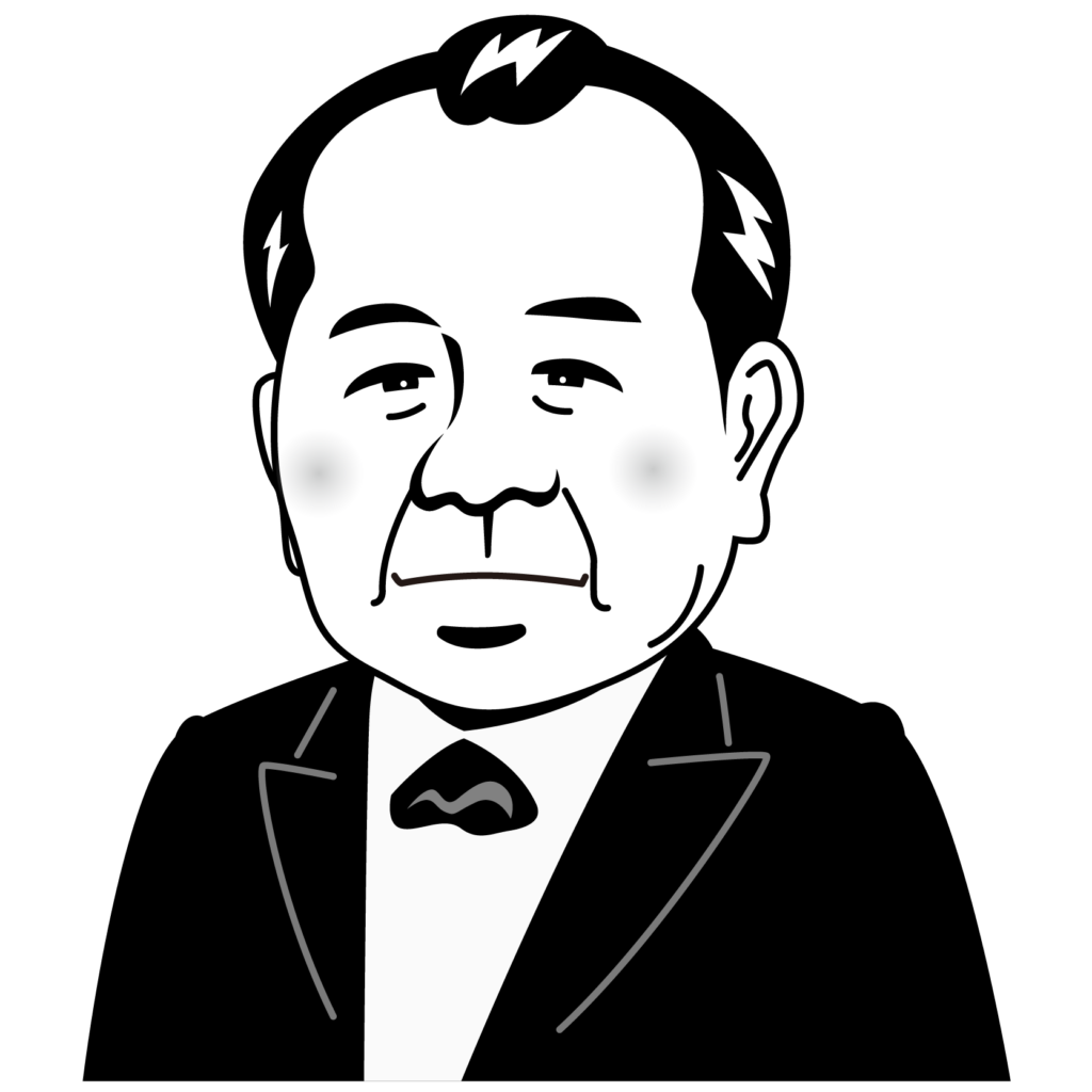 商用フリー 無料イラスト 渋沢栄一 モノクロ Eiichi Shibusawa03 商用ok フリー素材集 ナイスなイラスト