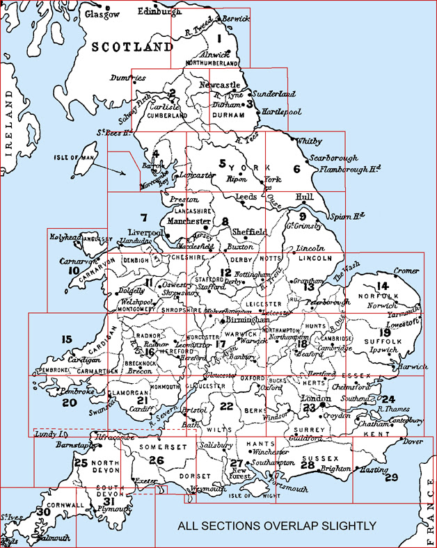 Map Uk Villages 