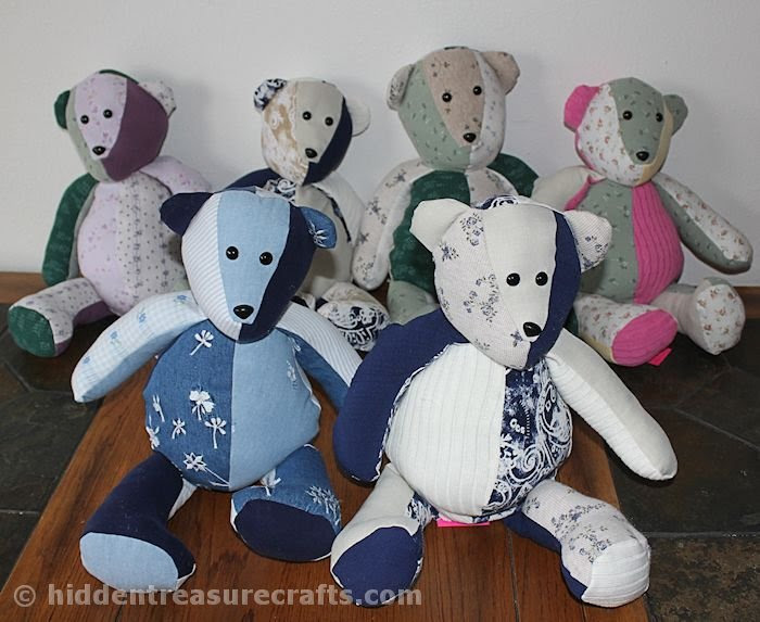 How To Make A Memory Bear Hidden Treasure Crafts And Quilting