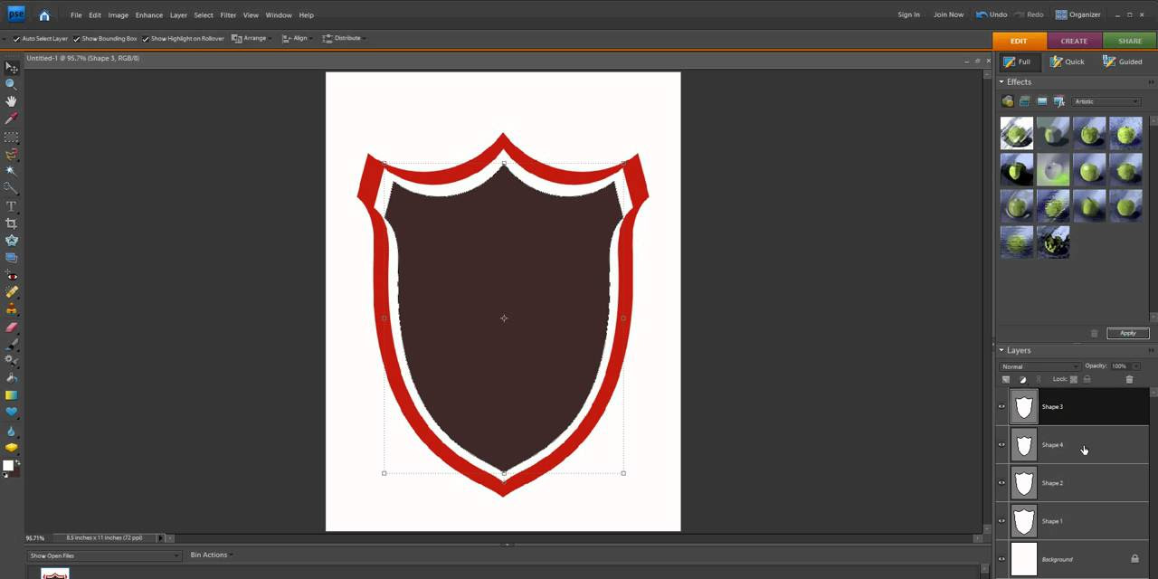 Make a Custom Label in Photoshop Elements - YouTube