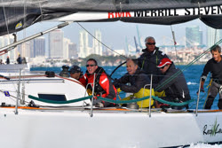 J/125 Raisin Cane sailing Miami to Havana Cuba race