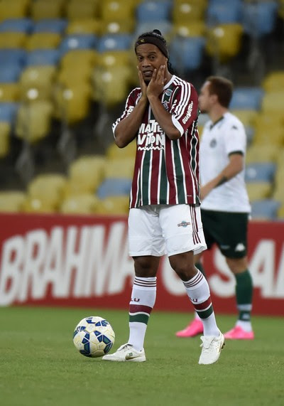 Ronaldinho Gaúcho Fluminense x Goiás (Foto: André Durão)