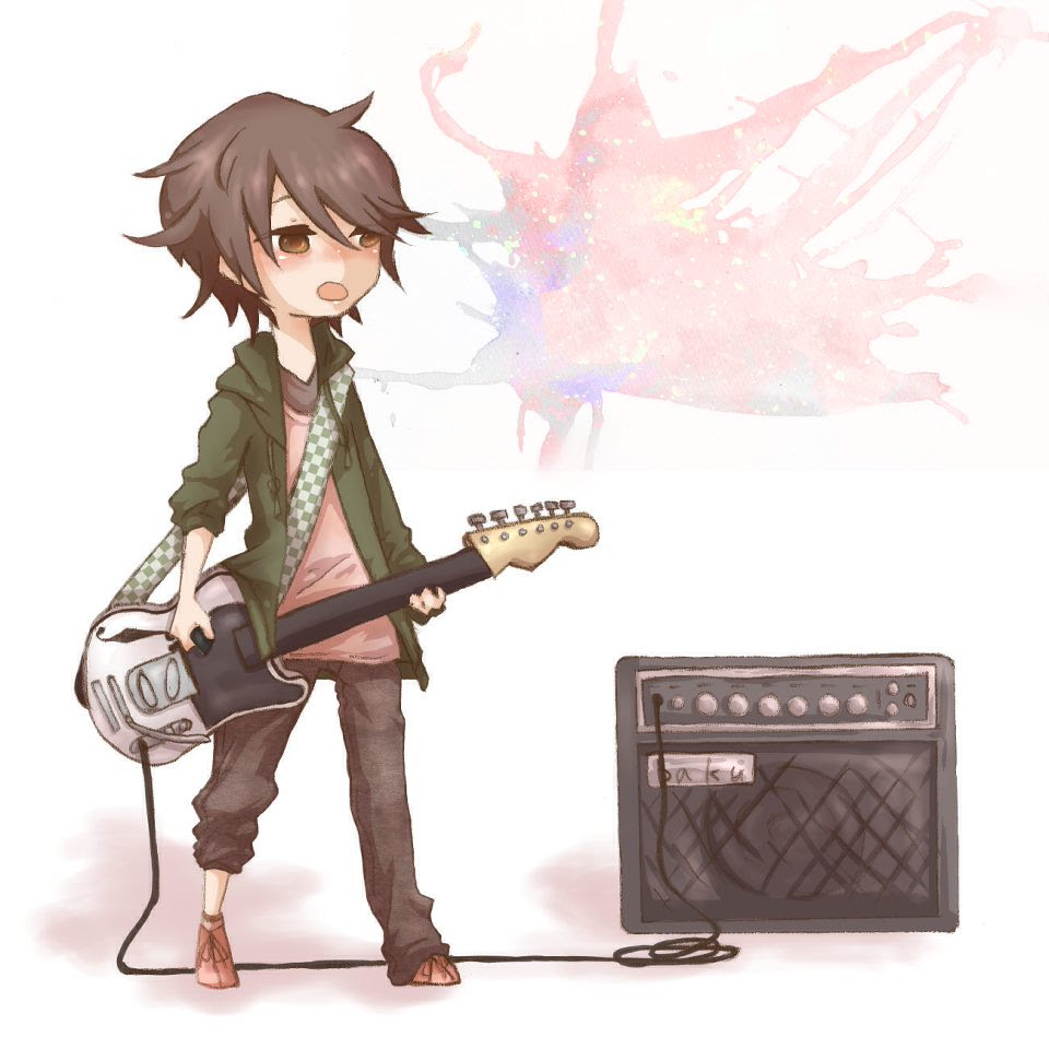 イラスト集 50 素晴らしい男の子 ギター 弾く イラスト