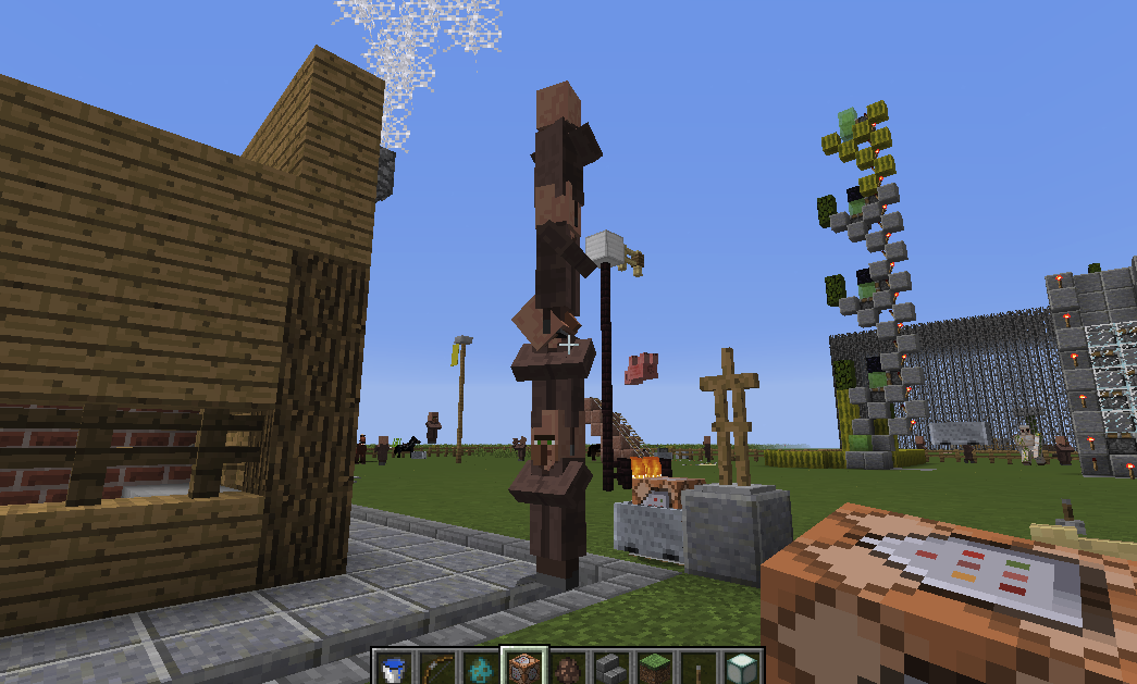 バニラのminecraftでsummonコマンドを使ってミュータントを召喚してみた