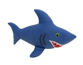 Huggable Slate Blue Shark - wimsys