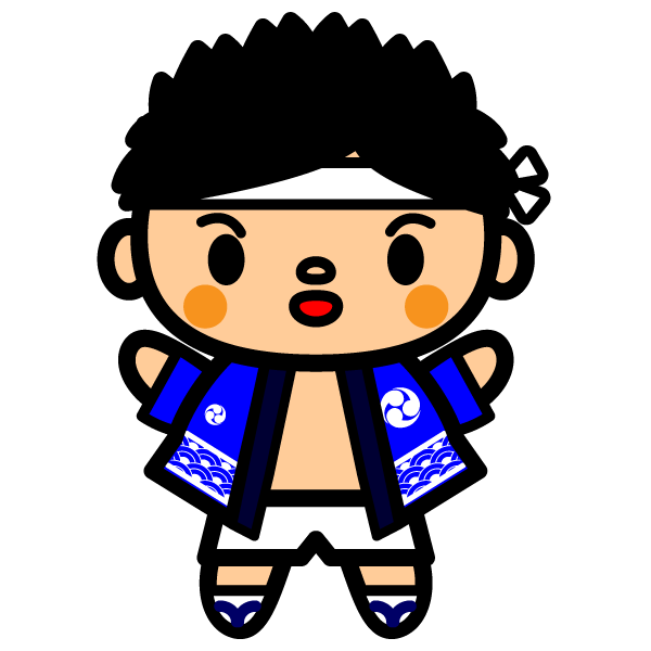 かわいいかき氷の旗 のれんの無料イラスト 商用フリー オイデ43