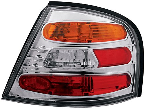 IPCW CWT-CE1109CA Crystal Eyes Crystal Amber/Clear/Red Tail Lamp - Pair