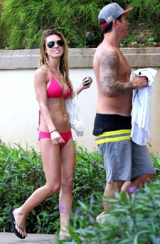 English: Audrina Patridge Bikini Hawaii December 26, 2013