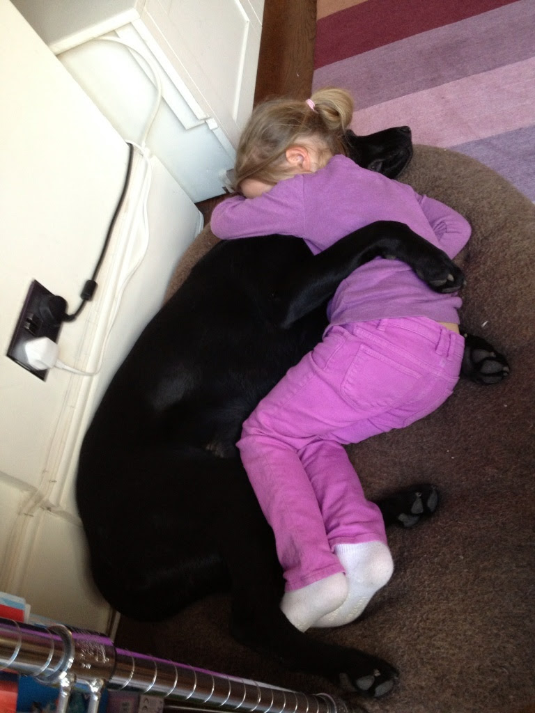 Kids Can Sleep Tight Knowing Their Dog Friend Watches Their Back. The