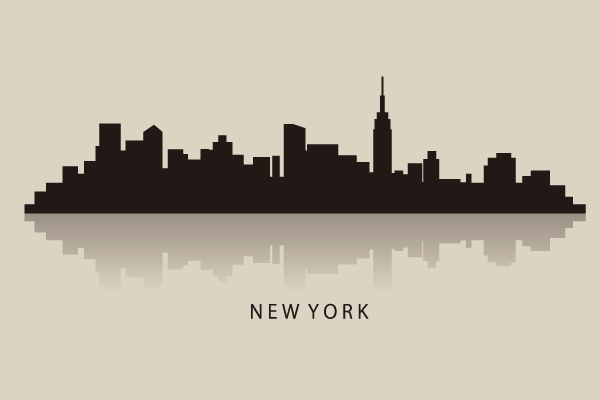 Nyのシルエットその3 街 建物系イラスト専門サイト Town Illust