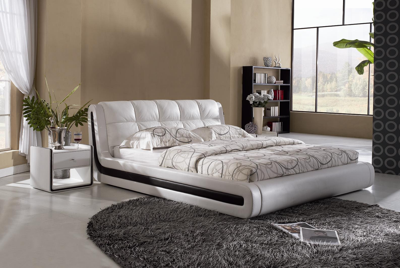 Modern Bed Design (L-8132) - China Bed Design,Bed Designs