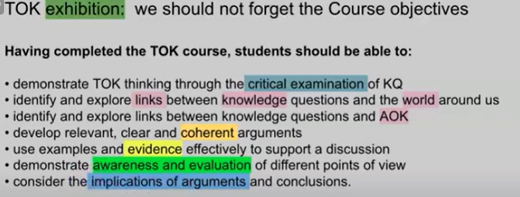 Tok Exhibition 2022 Schs Tok