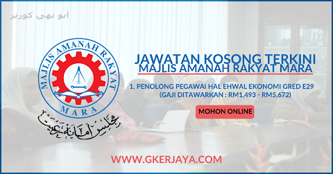 jawatan kosong mara terkini